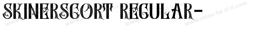SkinerScort Regular字体转换